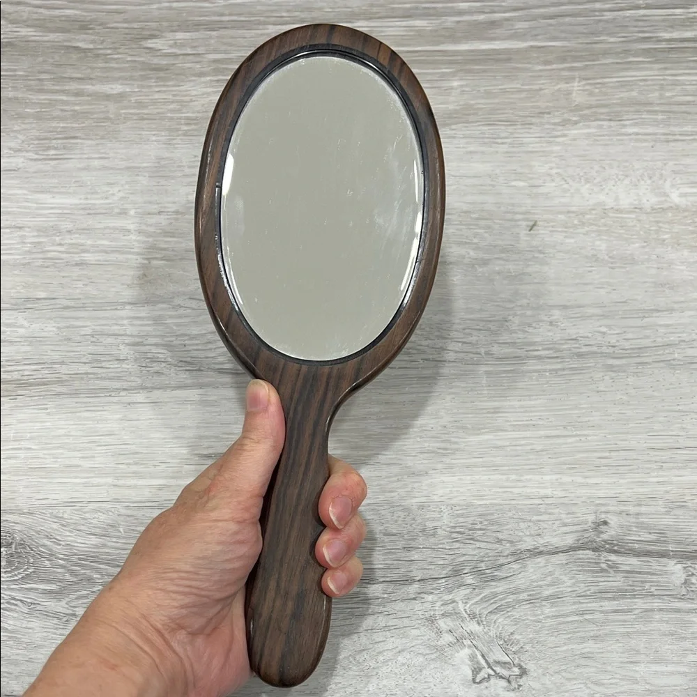 Wooden Handheld Mirror